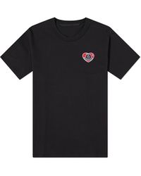 Moncler - Heart Logo T-Shirt - Lyst