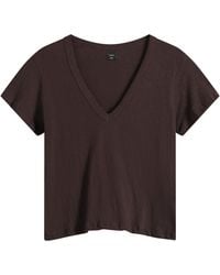 Leset - Laura V-Neck T-Shirt - Lyst