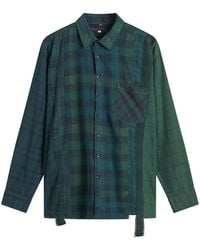 Needles - 7 Cuts Over Dyed Flannel Shirt - Lyst