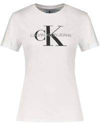 Calvin Klein - Logo-T-Shirt - Lyst