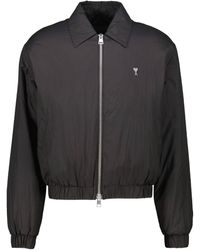 Ami Paris - Jacke aus technischem Canvas ADC ZIPPED - Lyst