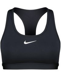 Nike - Sport-BH SWOOSH MEDIUM SUPPORT - Lyst