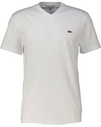 Lacoste - T-Shirt aus Baumwolljersey - Lyst