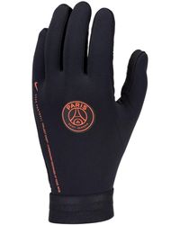 Nike Fußballhandschuhe "Paris Saint-Germain HyperWarm Academy" - Schwarz