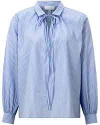 Rich & Royal - Bluse mit Bindekragen - Lyst