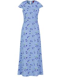 HUGO - Maxikleid KAMELA_1 Regular Fit - Lyst