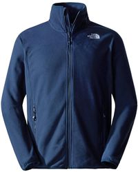 The North Face - Fleecejacke M 100 GLACIER FULL ZIP aus weichem, gebürstetem Mikrofaser-Fleece - Lyst