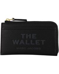 Marc Jacobs - Geldbörse THE TOP ZIP MULTI WALLET aus Leder - Lyst