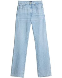 7 For All Mankind - Jeans mit Leinen TESS KANSAS Relaxed Fit - Lyst