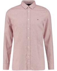 Tommy Hilfiger Hemd Slim Fit Langarm - Rot