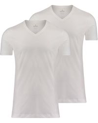 RAGMAN - T-Shirt Body Fit Doppelpack - Lyst