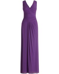 Vera Mont - Abendkleid mit V-Ausschnitt - Lyst