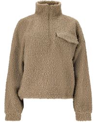 Athlecia - Sportsweatshirt FLORRIE W SHERPA HALF ZIP - Lyst