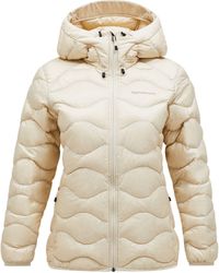 Peak Performance - Daunenjacke mit Kapuze W HELIUM DOWN HOOD JACKET - Lyst