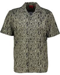 HUGO - Hemd ELLINO Straight Fit - Lyst