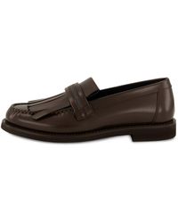 Brunello Cucinelli - Loafer aus Leder mit Monili-Besatz - Lyst