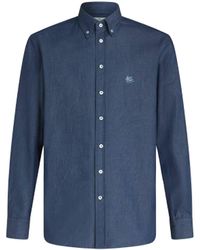 Etro - Jeanshemd Regular Fit - Lyst