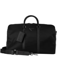 Prada - Reisetasche aus Re-Nylon und Saffiano-Leder WEEKENDER - Lyst
