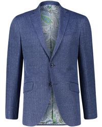 Etro - Sakko mit Leinen - Lyst