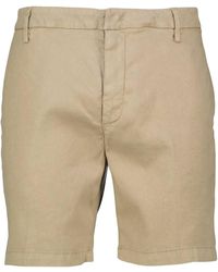 Dondup - Shorts mit Leinen und Lyocell BERMUDA MANHEIM - Lyst