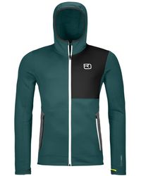 Ortovox - Kapuzenjacke FLEECE HOODY mit Wolle Regular Fit - Lyst