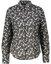 GANT - Hemdbluse FLORAL PRINT CTN VOILE SHIRT Regular Fit - Lyst