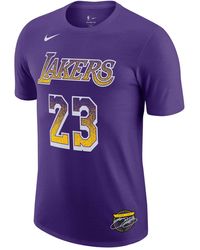 Nike - Basketballshirt NBA LEBRON JAMES LA LAKERS Select Series - Lyst