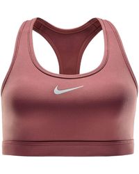 Nike - Sport-BH SWOOSH MEDIUM SUPPORT - Lyst