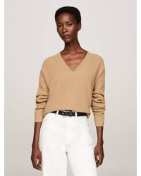 Tommy Hilfiger - Relaxed Fit Pullover Mit Kaschmir - Lyst