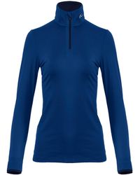 Kjus - Skishirt FEEL MIDLAYER HALF ZIP Langarm - Lyst