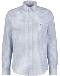 GANT - Hemd CLASSIC POPLIN MICRO CHECK Regular Fit - Lyst