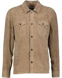 Arma - Lederjacke DEX GOAT SUEDE STURDY - Lyst