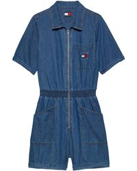 Tommy Hilfiger - Jeans-Jumpsuit mit Recycling-Baumwolle TJW LT DENIM PLAYSUIT - Lyst