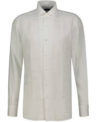 ZEGNA - Hemd aus Leinen OASI LINO SHIRT - Lyst