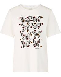 Marc Cain - T-Shirt aus Bio-Baumwolle - Lyst