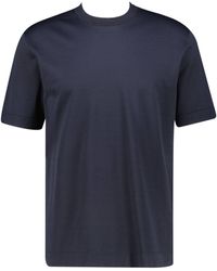Zegna - T-Shirt mit Seide - Lyst