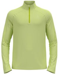 Odlo - Laufshirt ESSENTIAL CERAMI 1/2 ZIP - Lyst