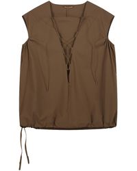 JEANNE BARET - Bluse mit Stretch SUMATRA OVER T-SHIRT - Lyst