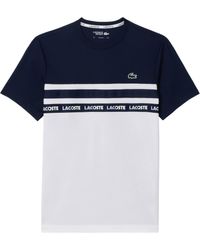 Lacoste - Tennis T-Shirt ULTRA DRY aus Pique Regular Fit - Lyst