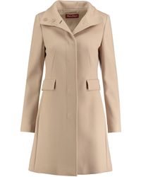 Max Mara Studio Mantel "Agnese" - Natur