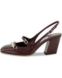 Jimmy Choo - Pumps aus Leder BELINDA SB 70 SLINGBACK - Lyst
