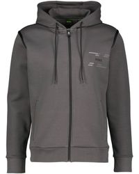 BOSS - Sweatjacke mit Kapuze SAGGY TAPE - Lyst