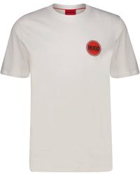 HUGO - T-Shirt DANETCHORB - Lyst