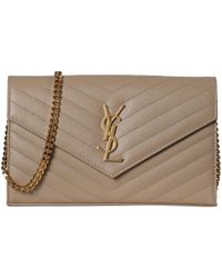 Saint Laurent - Umhängetasche aus Kalbsleder CASSANDRE - Lyst