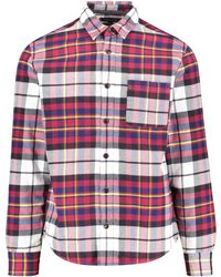 Tommy Hilfiger Flanellhemd mit Kunstfaserfüllung Langarm - Rot