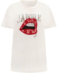 Guess - T-Shirt J'ADORE EASY TEE - Lyst