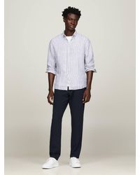 Tommy Hilfiger - Leinenhemd DC BOLD LINEN STRIPE SHIRT Regular Fit Langarm - Lyst