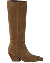 Suede Knee-high boots for Women | Lyst