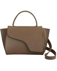 Atp Atelier Arezzo Khaki Brown Handbag