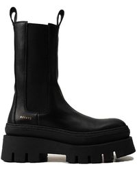 copenhagen studios vitello black nature chelsea boots